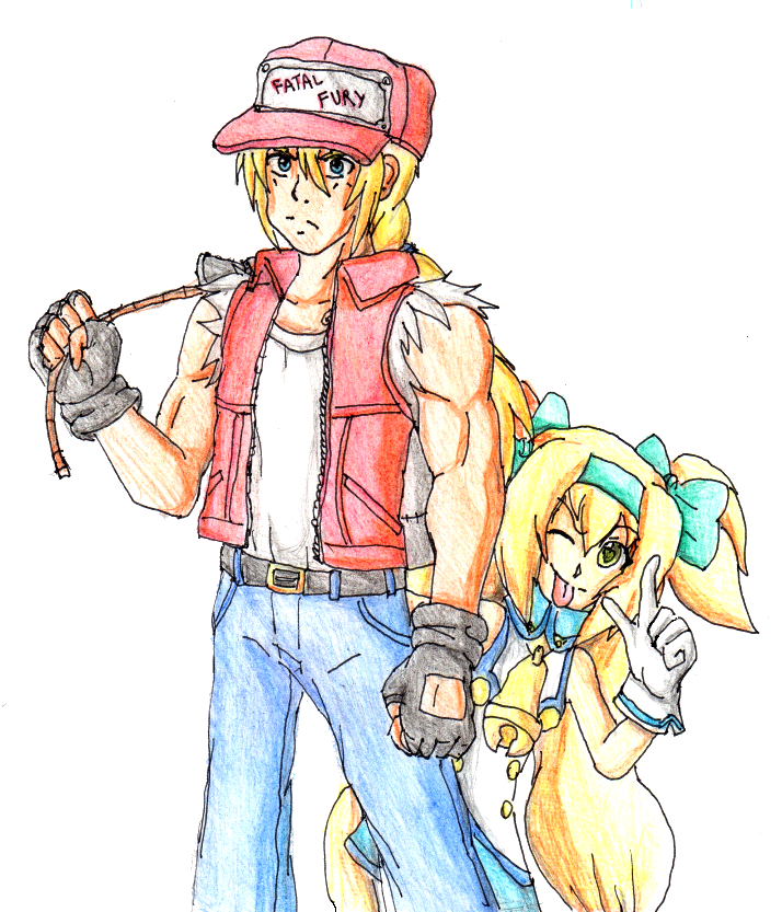 .:Terry Bogard n' Platinum the Trinity:.