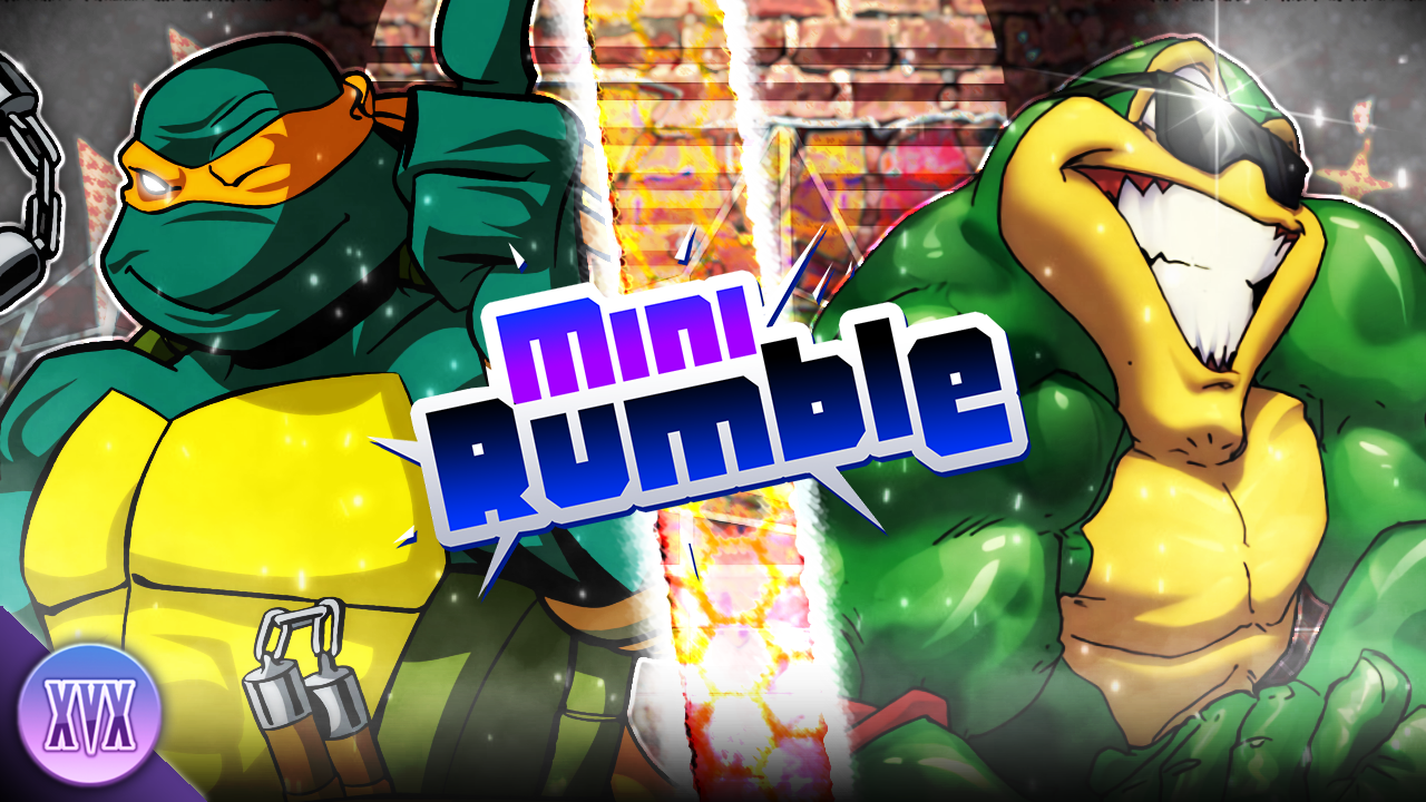 Michelangelo vs Rash | Mini Rumble by SpideyHog on DeviantArt