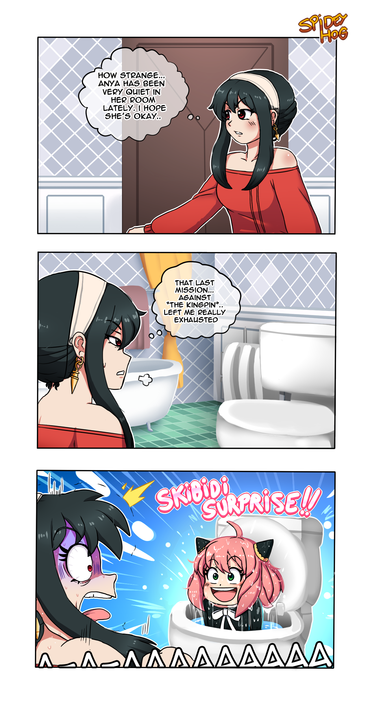 3koma | Yor gets Anya-fied by SpideyHog on DeviantArt