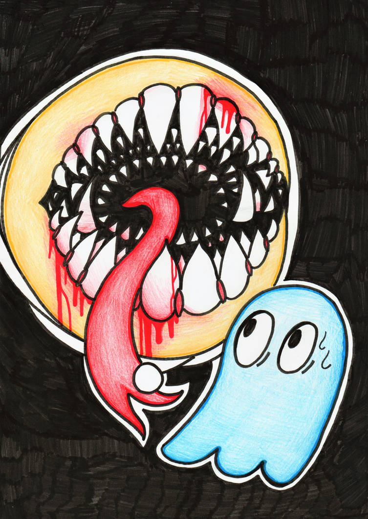 Pac Ink Deviantart Pacman - Inky in trouble by Nexubis on DeviantArt