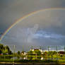 Rainbow over my neighbourhood
