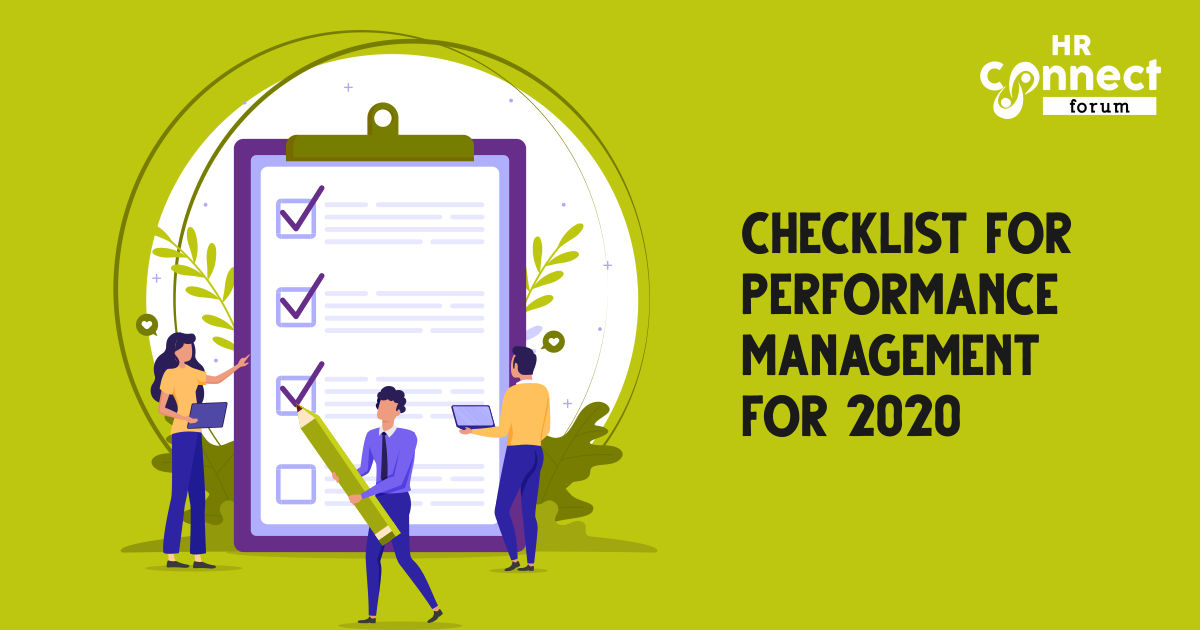 Checklist For Performance Management For 2020 by HRConnectForum on ...