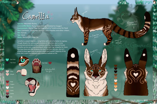 Camellia the Mountain Bunny Character Sheet