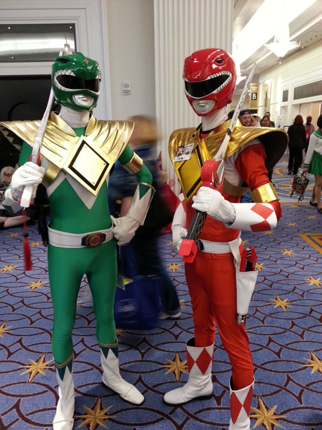 Green And Red Rangers by StealthNinja5 on DeviantArt