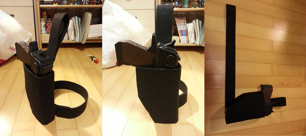 Pistol Leg Holster WIP 01