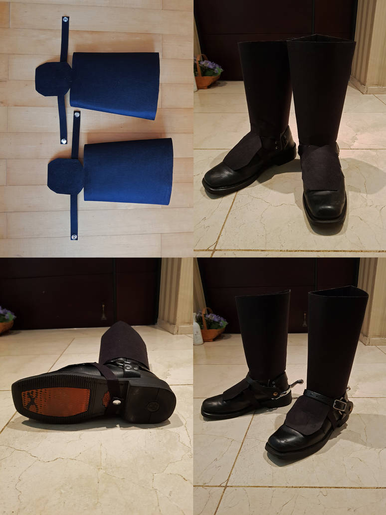 Boot Covers (Black) by StealthNinja5 on DeviantArt