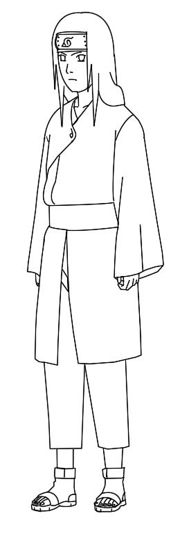 97 Naruto Neji Coloring Pages  HD