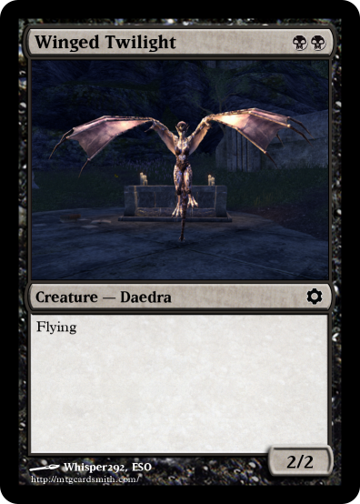 Winged Twilight - Magic: the Gathering, ESO Style