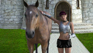 Bosmer and Horse
