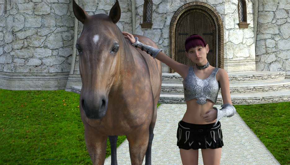 Bosmer and Horse