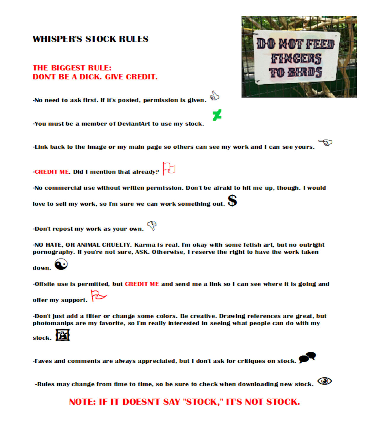 Rules Stock Stock Rules by Whisper292 on DeviantArt
