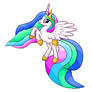 Princess celestia pixel art.