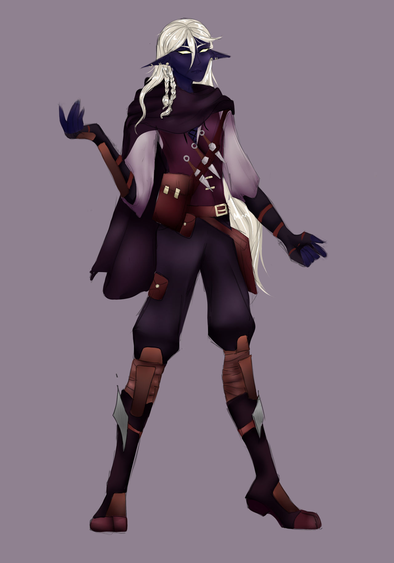 drow rogue concept by gilbirdspencil on DeviantArt