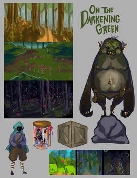 On The Darkening Green Video Game Artwork