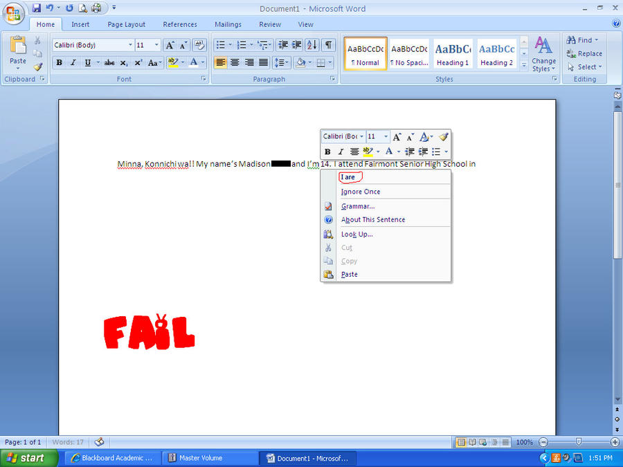Microsoft Word Fail by DrizzleTheBeach on DeviantArt