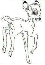 Bambi postcard