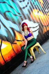 The Little Mermaid rockabilly cosplay