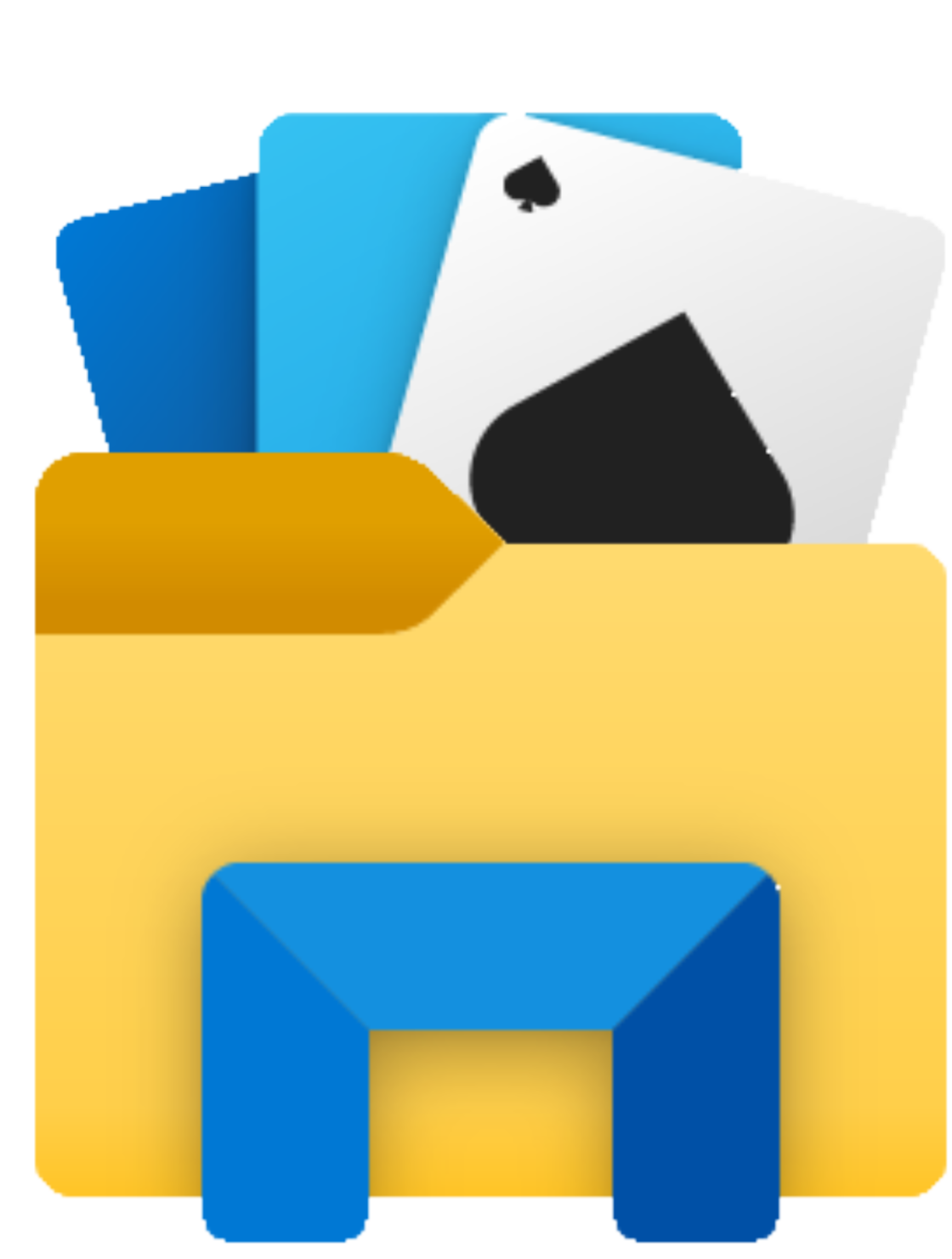 Games Folder Icon New Microsoft Fluent Icon by SKYZRR on DeviantArt
