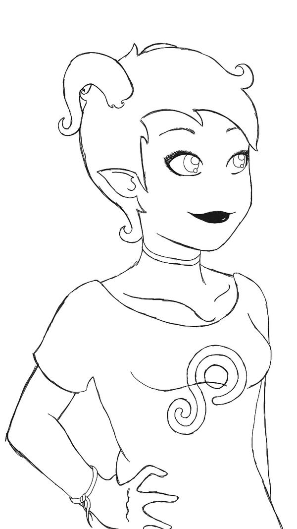 Raxele Fantroll Sketch Melise Raxele by queenofthecreed on DeviantArt