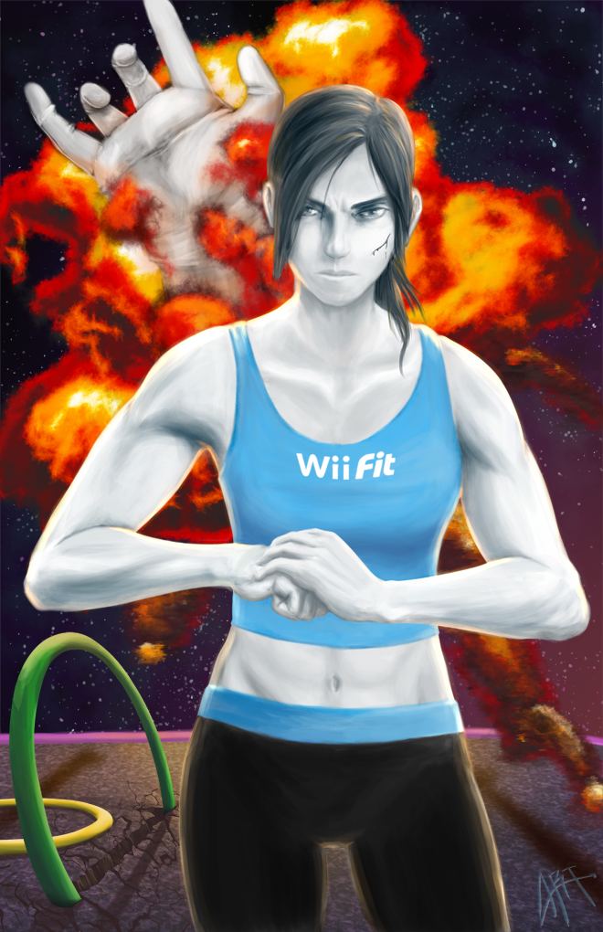 Wii Fit Trainer ain't havin that