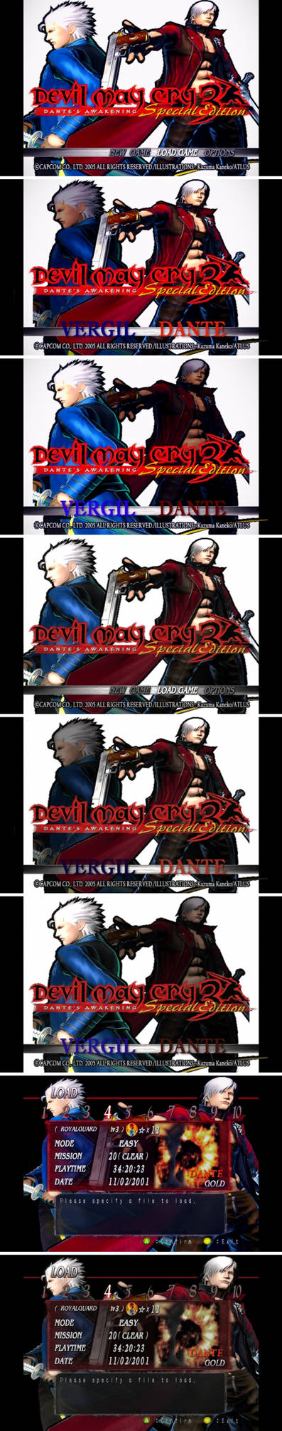 Devil May Cry 3 Vergil Promo Art Render PNG by VigoorDesigns on
