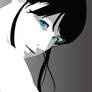 vector girl face