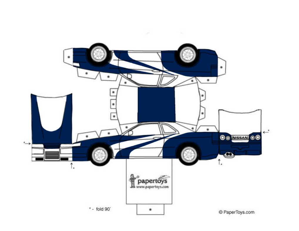 Nissan Skyline R32 Papercraft NFS MW Edition by PashaKemer on DeviantArt