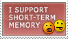 Short-term Memory stamp by Crazdude