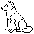 Free Icon Base - Sitting wolf by Crazdude