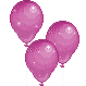 DIVIDER - Sparkle balloons Light Pink by Crazdude
