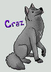 Craz-wolf Pixelized by Crazdude