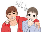 Two Guys by DandoArt