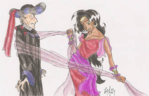 Gift-Esmeralda and Frollo