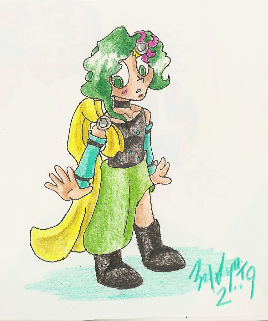 Chibi Rydia Young Rydia-Cartoony by Sammi-The-FF-Freak on DeviantArt