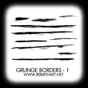Brush - Grunge Border 1 by RebirthArt