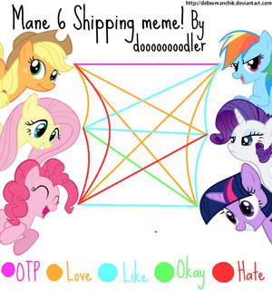 Mane 6 Shipping Meme