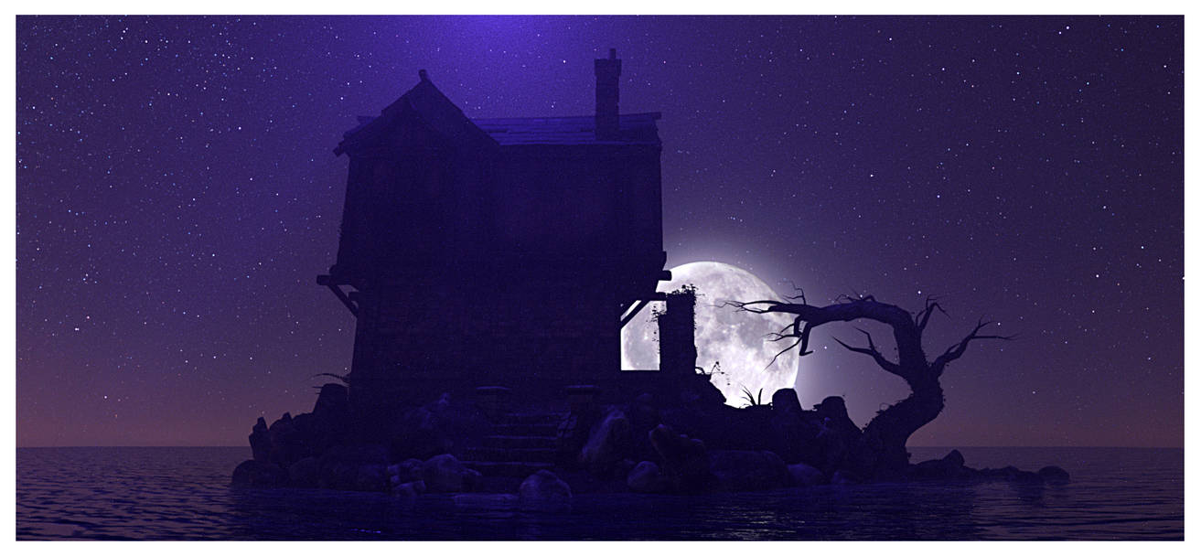 Dark House by Platycerium