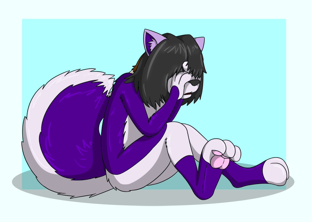 Purple Husky Fursuit TG 4