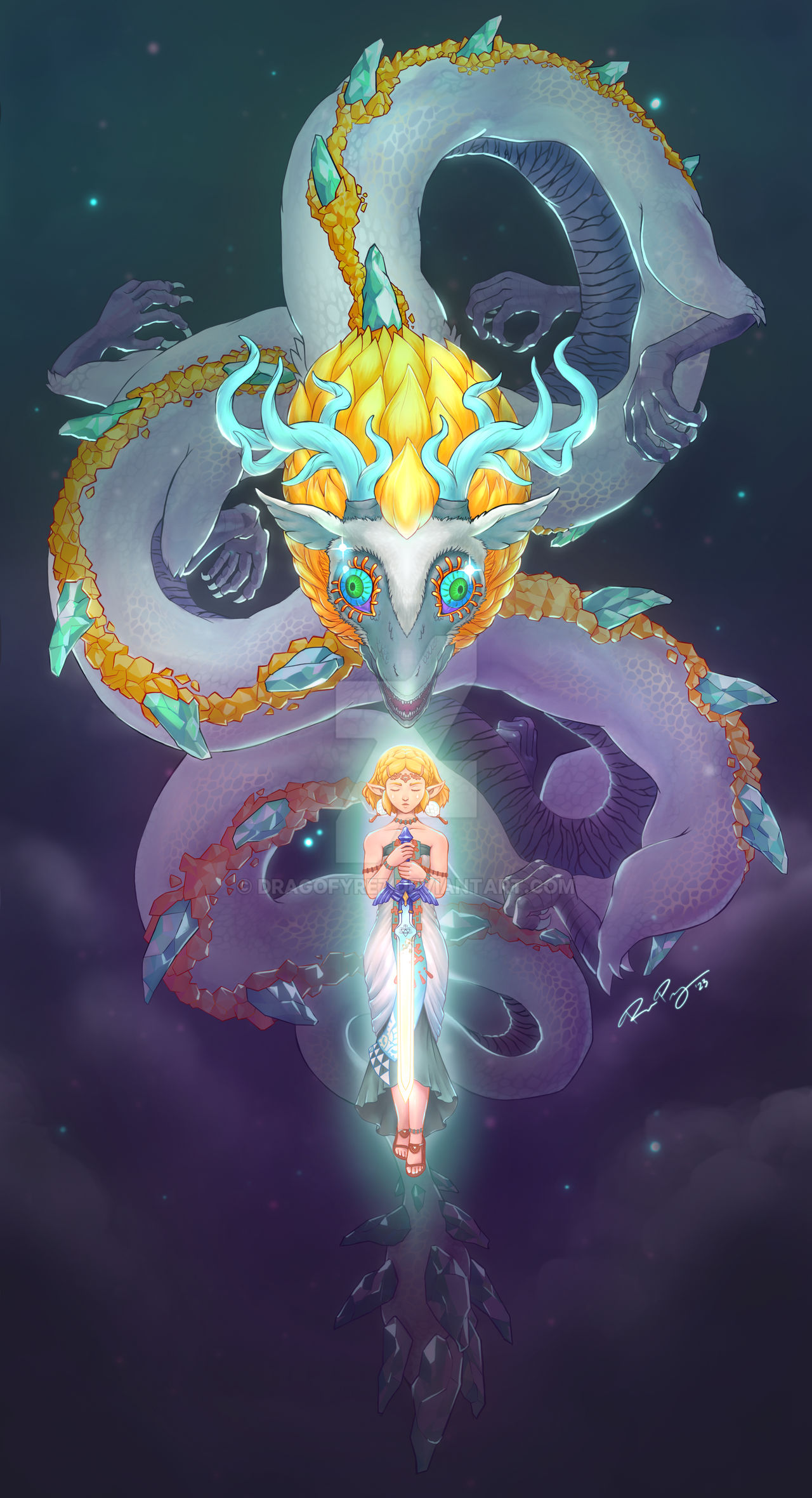 Zelda The Light Dragon By Dragofyre7 On DeviantArt zelda-the-light-dragon-by-dragofyre7-on-deviantart