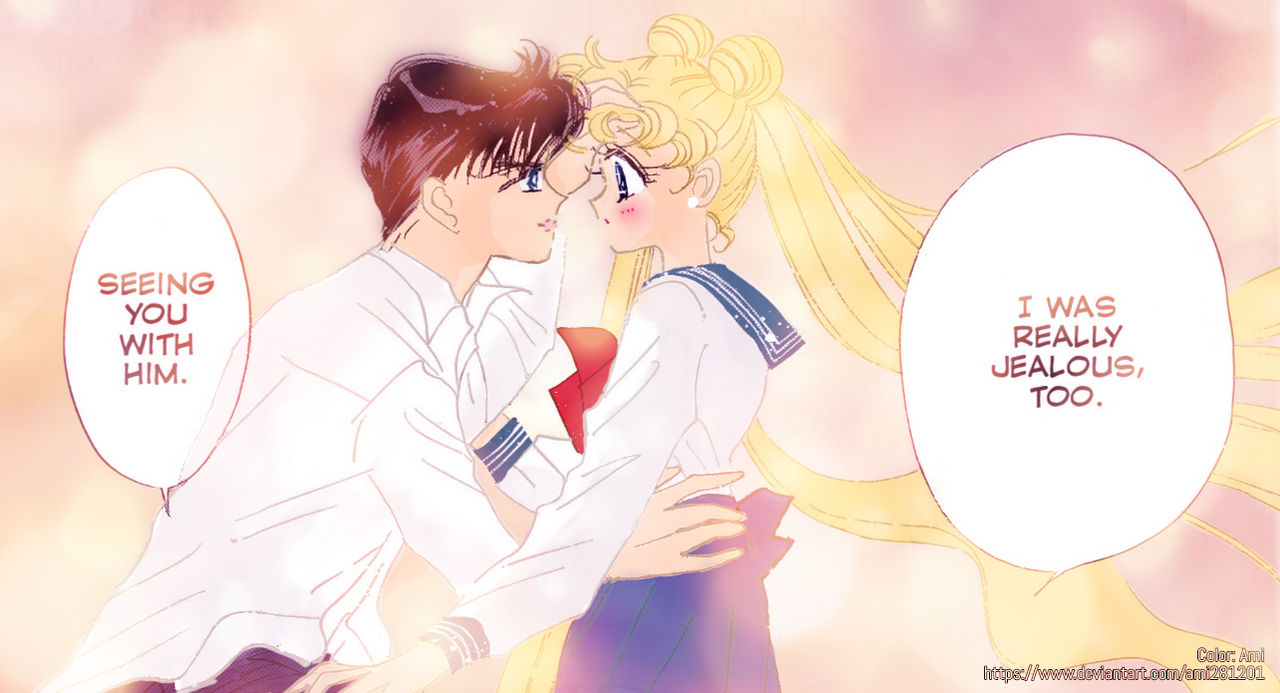 Mamoru X Usagi Sailor Moon Manga Coloring By Ami2811 On Deviantart