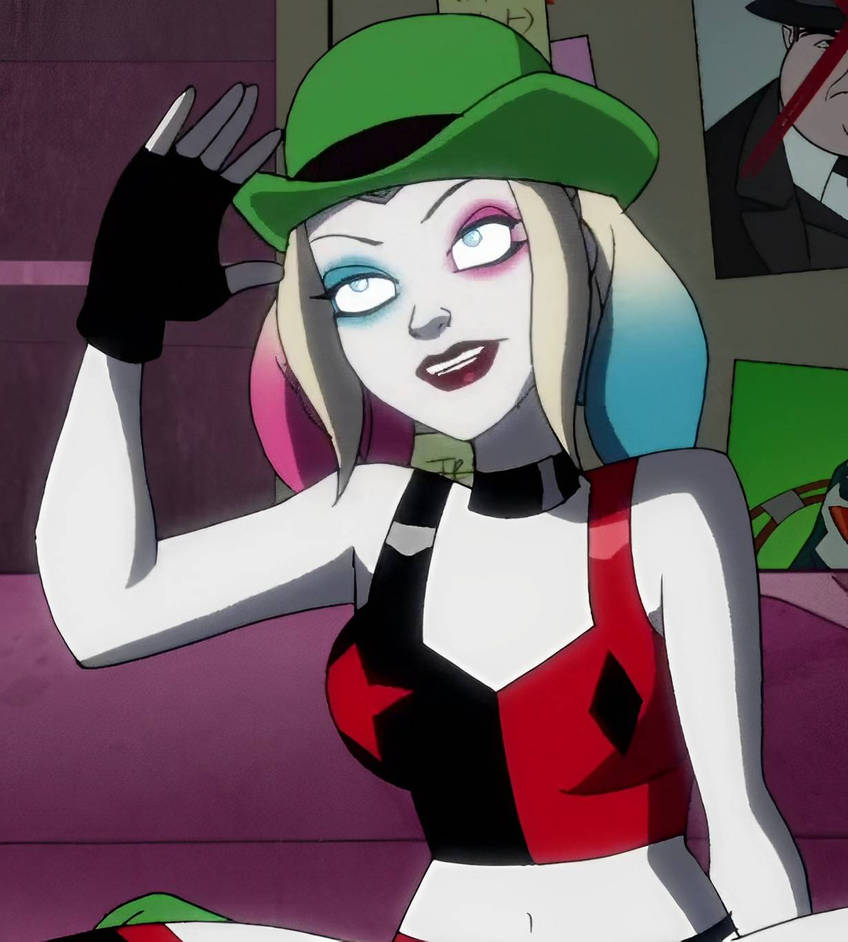 Harley Riddler Harley Quinn - Using Riddler's Hat 4K Image by MBRArt on DeviantArt