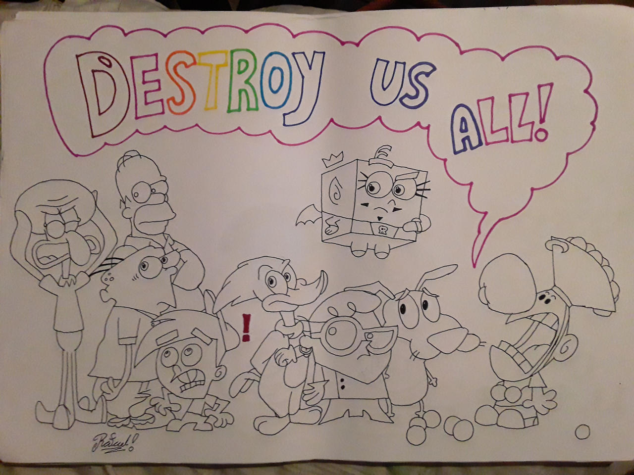DRAWED BY ME: Destroy Us All!!!!!!! by MBRArt on DeviantArt