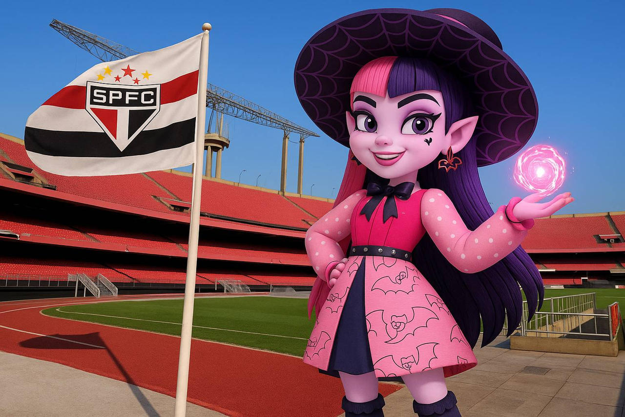 DRAW BY ME: Draculaura in SPFC Stadium by MBRArt on DeviantArt