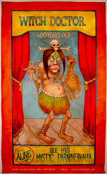 Witch Doctor Sideshow Banner