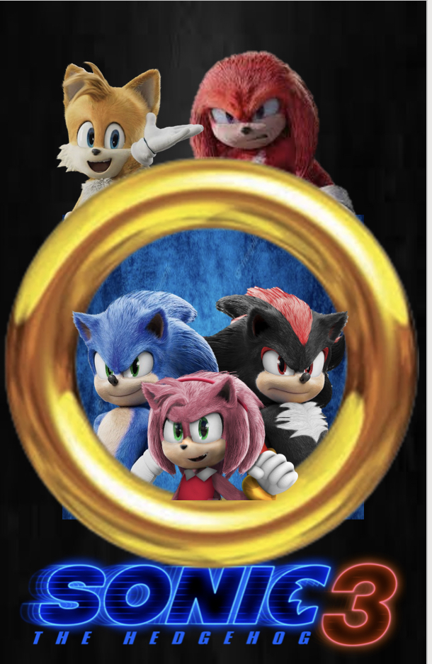 Sonic the hedgehog 3 poster by Sonicthehedgehog245 on DeviantArt