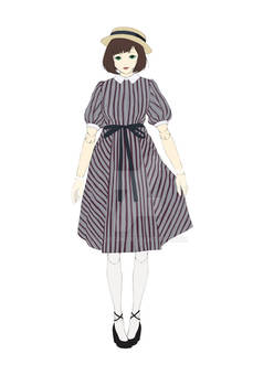 Simplepattern full body illustration