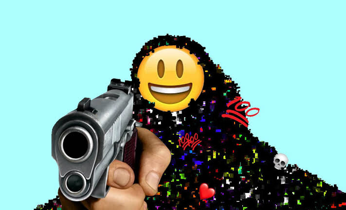 Gun Smiley Smiley With a gun :0 by Glitched-Shadow404 on DeviantArt