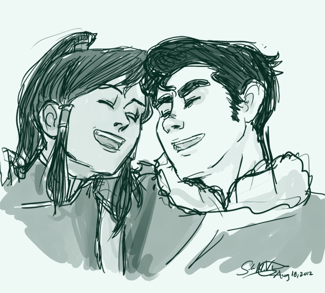 Korra and Bolin