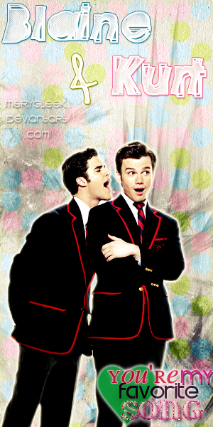 Blaine and Kurt 2