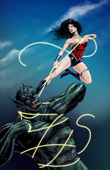 Wonder Woman vs. The Abomination